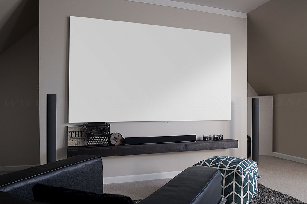 grey projector screen material