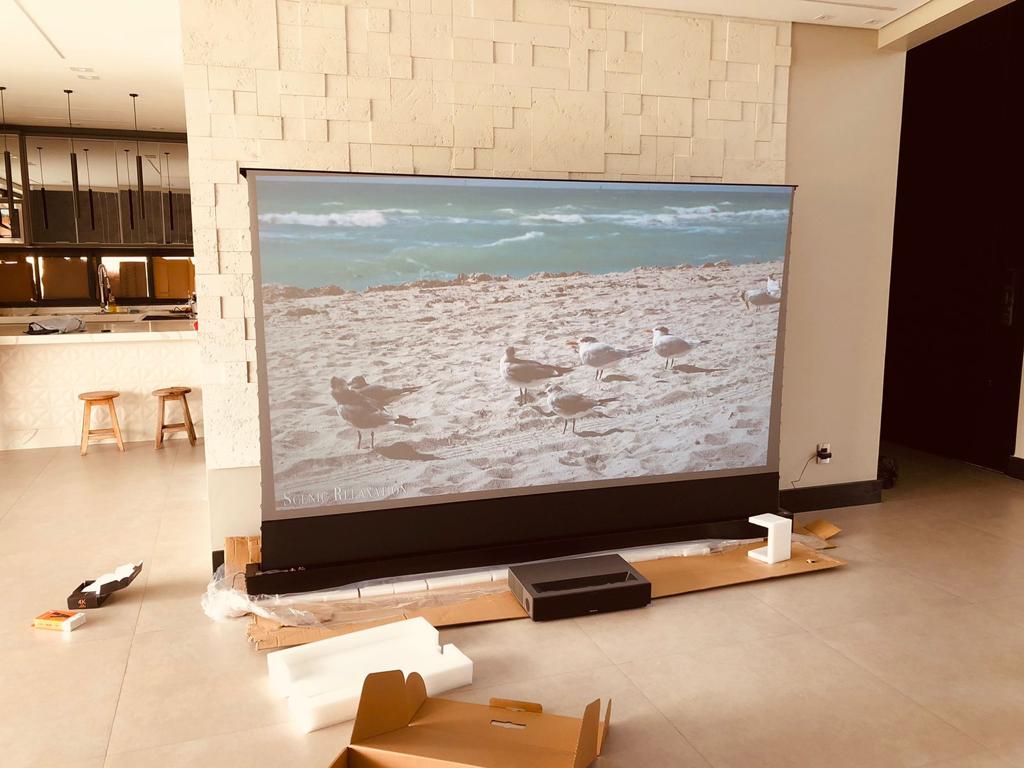 automated projector screen